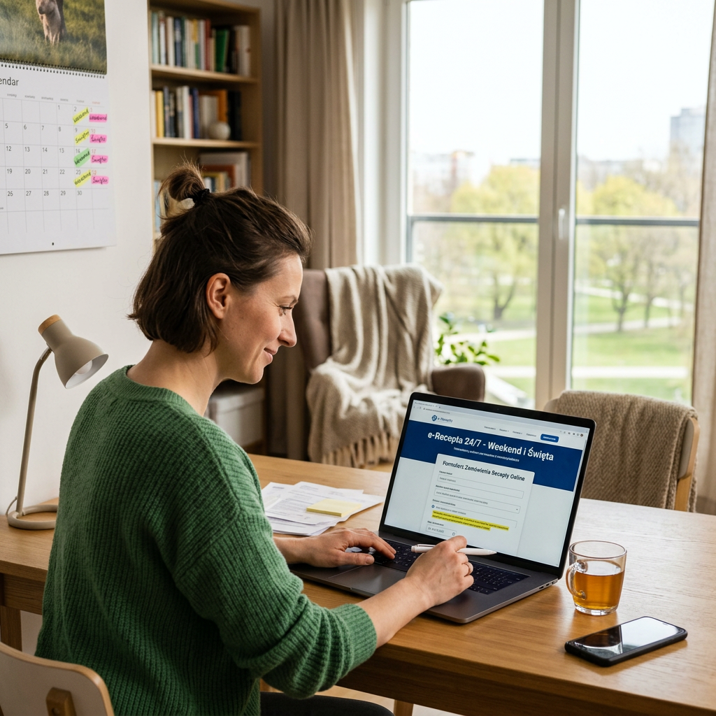 Recepta online w weekend i święta – jak uzyskać konsultację?